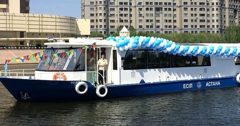 Астанада Есіл өзенінде теплоходпен серуендеу қашан басталады