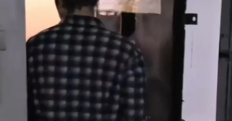 Появилось видео задержания неадеквата, напавшего на пенсионерку в Алматы