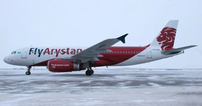 Рейс FlyArystan задержали из за столкновения судна с птицами