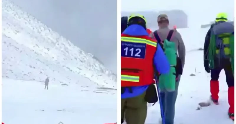Турист исчез в горах Алматы и был найден через трое суток
