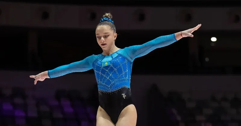 Казахстанская гимнастка Эвелина Ежова выиграла этап Кубка вызова в Ташкенте