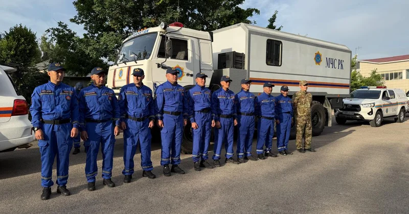 Қазақстандық құтқарушылар Тәжікстанда өтетін оқу жаттығуға келді