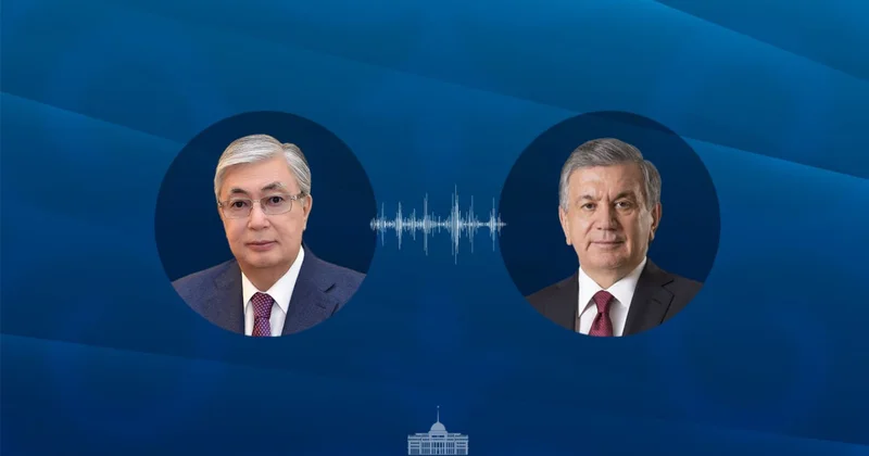Тоқаев Өзбекстан президентімен телефон арқылы сөйлесті