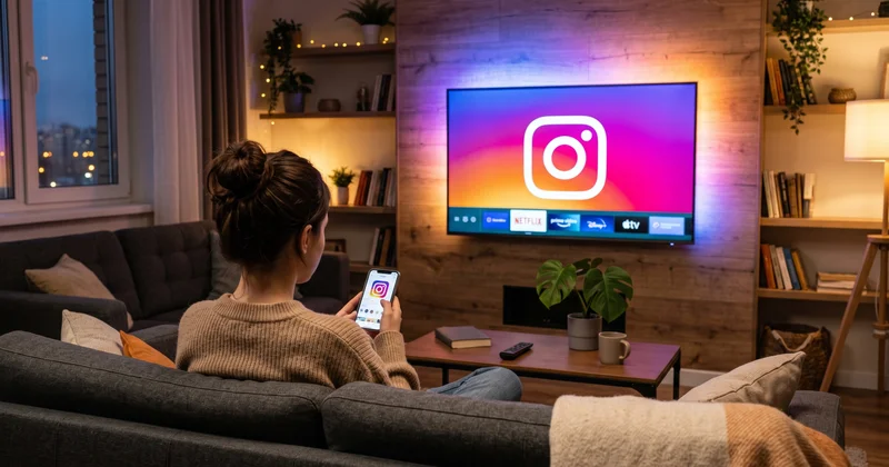 Instagram ды енді теледидардан көруге болады