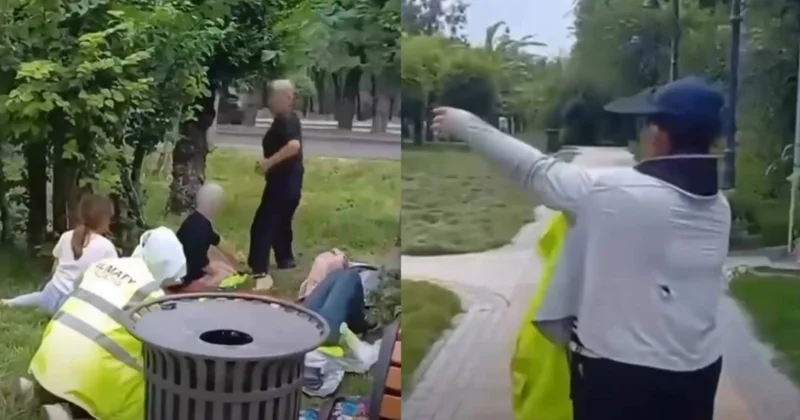 Қазнет демалып жатқандары үшін әйел адам ұрысқан тазалықшыларды жақтап шықты