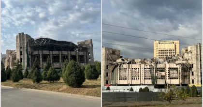 У Дворца студентов КазНУ обрушилась крыша в университете заявили о нарушениях при строительстве