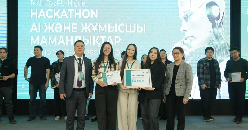 Tech QyzPU Niğde Hack: AI және жұмысшы мамандықтар халықаралық хакатон жеңімпаздары анықталды