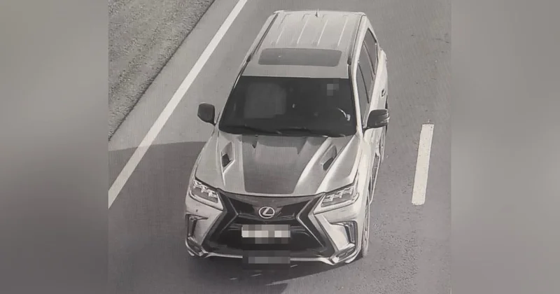 Lexus LX570 разогнался до 177 км/ч на трассе в Павлодарской области
