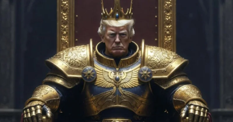 Трамп разместил в Сети свое изображение в образе императора