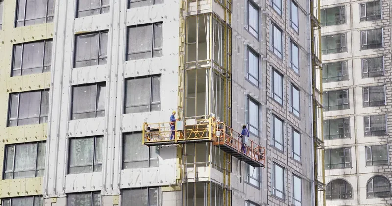 Астанада үш жұмысшы салынып жатқан тұрғын үй кешенінде бесінші қабаттан құлап кетті