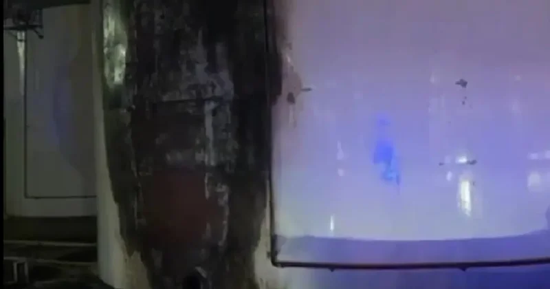 Пожар произошёл на территории нефтебазы в Туркестане