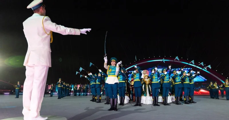 Военные музыканты Казахстана успешно выступили на международном фестивале в Катаре
