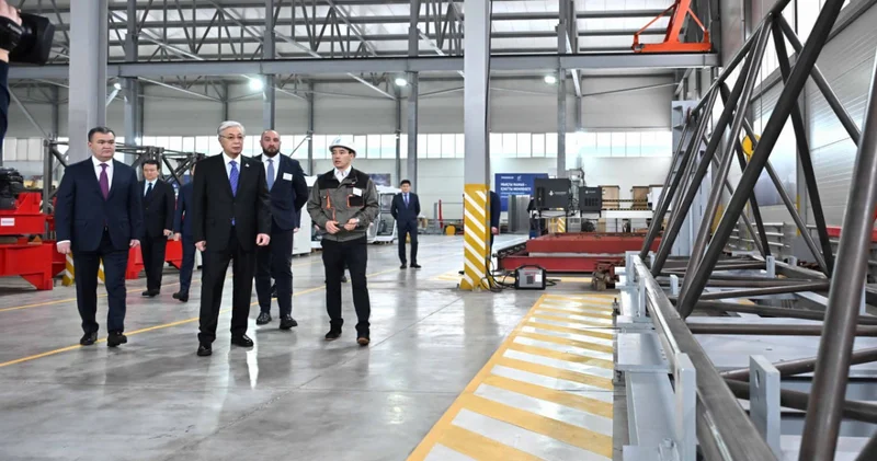 Қасым Жомарт Тоқаев Tausogar зауытына барды