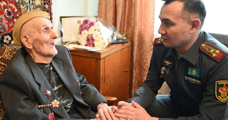 Ветерана ВОВ Александра Балабаса поздравили с 100 летним юбилеем