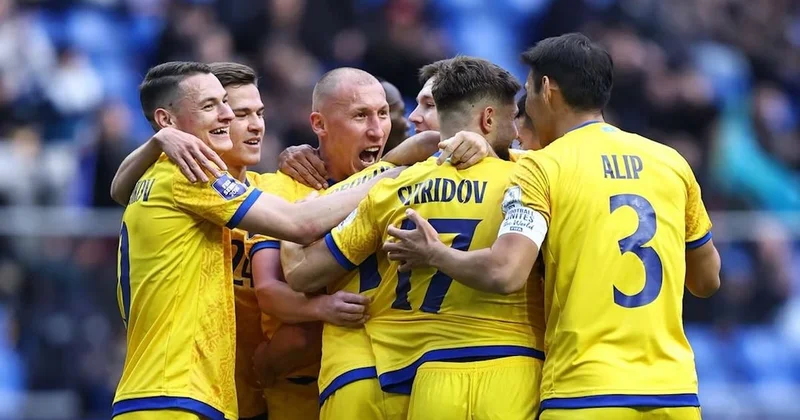 Сборная Казахстана по футболу обыграла Намибию в историческом матче в Астане