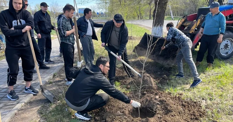 Таза Қазақстан: Павлодарда 200 мыңнан астам адамның қатысуымен сенбілік өтіп жатыр