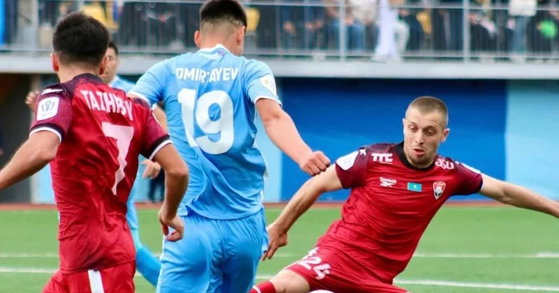 Результативной ничьей завершился матч Окжетпеса и Кайсара в чемпионате Казахстана