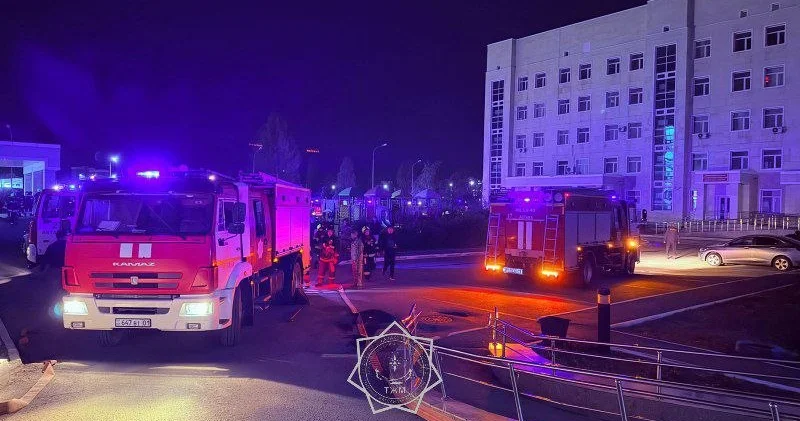 Астанада балалар ауруханасы өртенді: Науқастар шұғыл эвакуацияланды