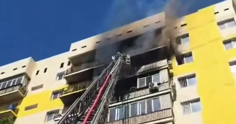 Крупный пожар произошёл в ЖК Асыл Арман близ Алматы