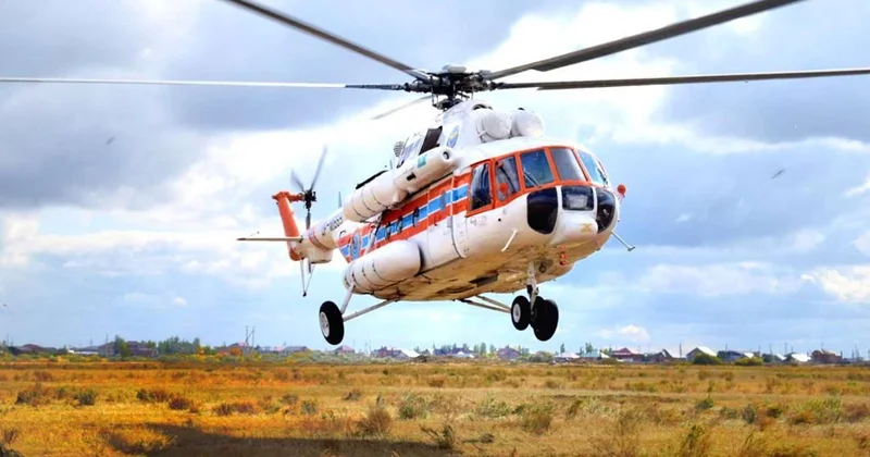 Павлодар облысында Қазавиақұтқару тікұшағы шұғыл қонды