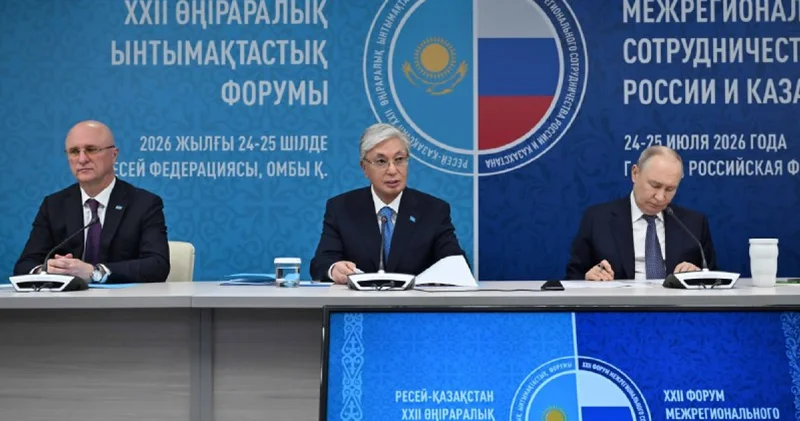 Қасым Жомарт Тоқаев: Қазір Қазақстан экономикасының түрлі саласында ресейліктердің үлесі бар 20 мыңнан аса кәсіпорын табысты жұмыс істеуде