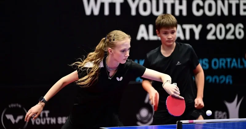 Үстел теннисі: Қазақстан WTT Youth Contender турнирінде алғашқы медалін жеңіп алды