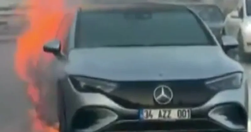 Түркияда Mercedes электромобилі өртенді өрт 12 сағат бойы сөндірілді
