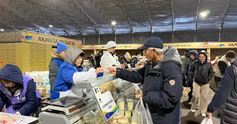 Акмолинские фермеры привезли в Астану 500 тонн сельхозпродукции