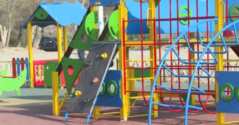 Сәтбаевта ойын алаңдары жаңарды