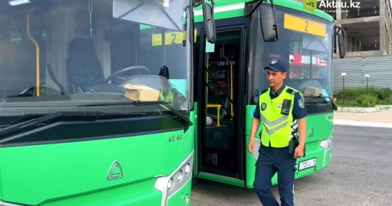 Штрафы на 3 миллиона тенге накопил водитель автобуса в Алматы