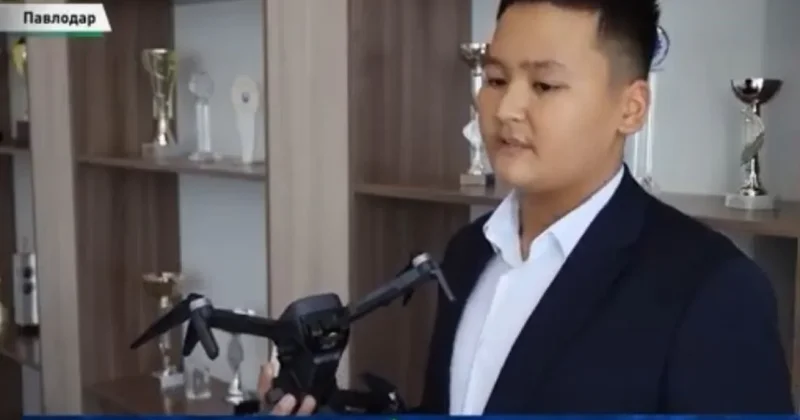 В Павлодаре 13 летний школьник сделал дрон лабораторию