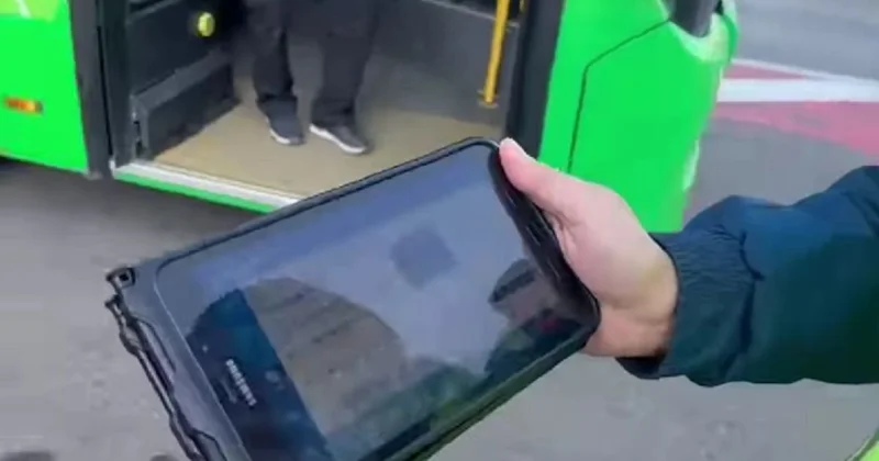 Пассажирский автобус со штрафами на 3 млн тенге выявили в Алматы (видео)