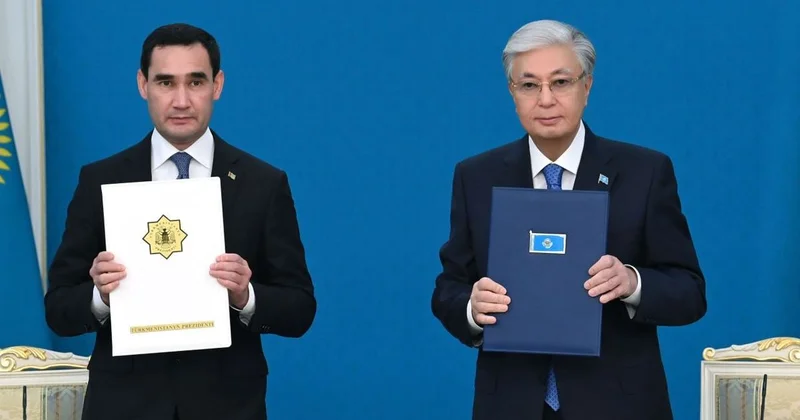 Токаев и Бердымухамедов подписали Совместное заявление (фото)