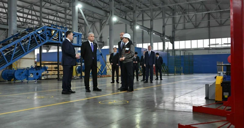 Глава государства посетил завод Tausogar