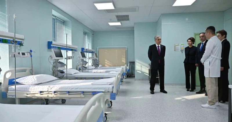 Қасым Жомарт Тоқаев Тараздағы аритмология клиникасының жұмысымен танысты
