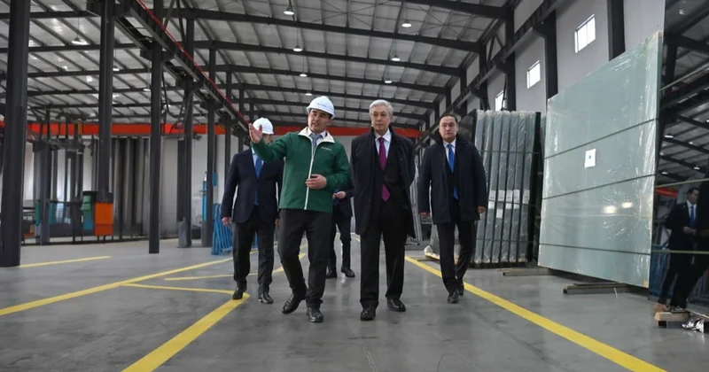 Президент Dala Glass әйнек өндіретін кәсіпорын қызметімен танысты