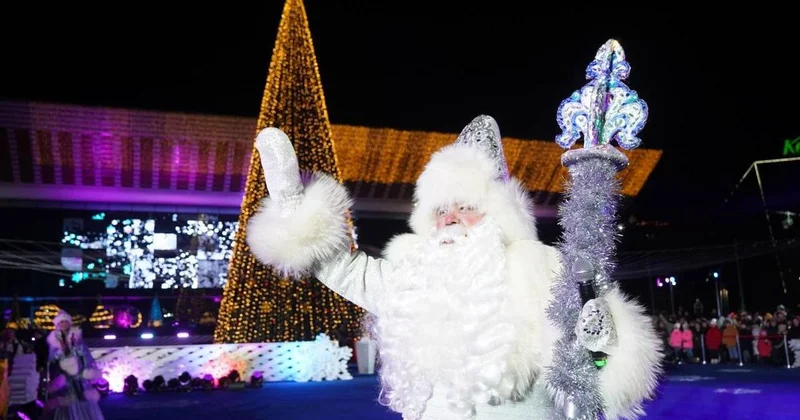 Деда Мороза забрали в отделение полиции после жалобы карагандинца (видео)