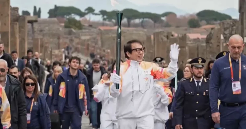 Джеки Чан Италияда олимпиада алауын алып жүрді