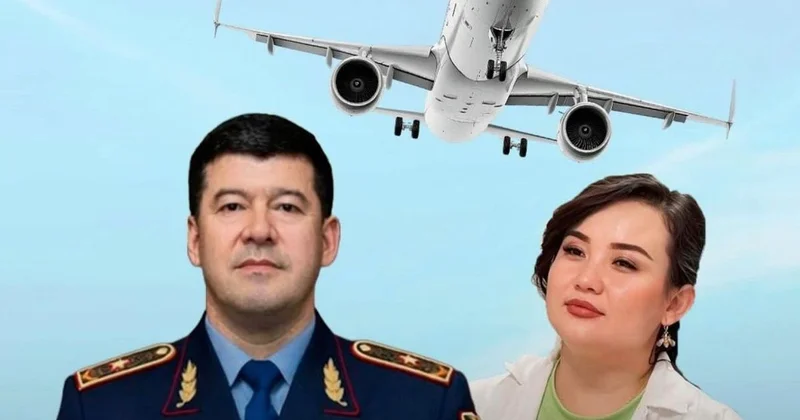 Генерал майор и врач из Актау спасли иностранца на борту самолета