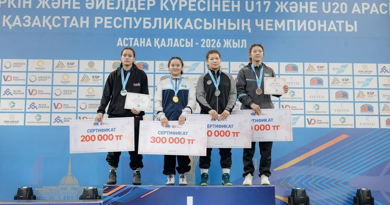 Әйелдер күресінен 17 жасқа дейінгі ел чемпиондары анықталды