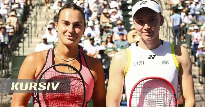 Aryna Sabalenka on why she has no fear of Elena Rybakina