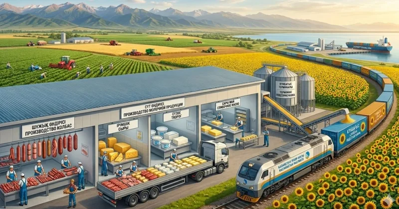 Многократный скачок производства некоторых продуктов питания зафиксировали в Казахстане