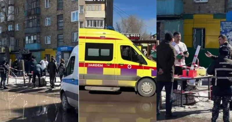 Қарағандыда базар саудагері өзін өзі өртемек болды