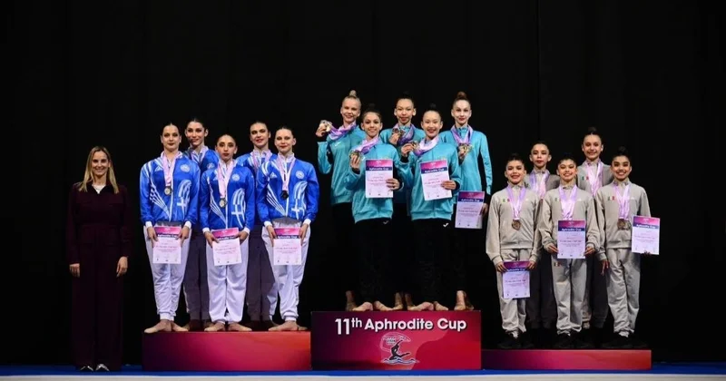 Көркем гимнастикадан Aphrodite Cup турнирі: елордалық спортшылар Афинада топ жарды
