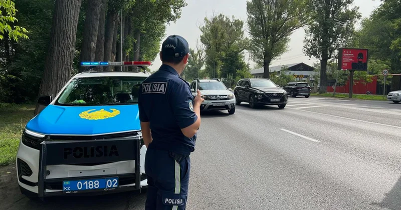 Ограничения вводят на дорогах Шымкента из за форума