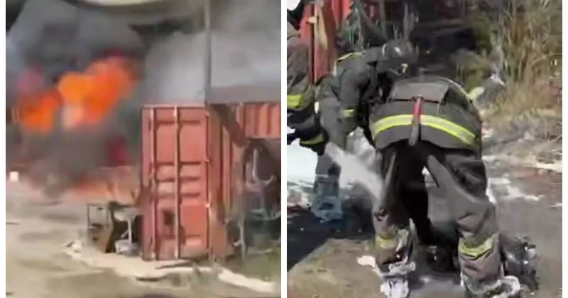 6 баллон шығарылды: Өскеменде құтқарушылар жарылыстың алдын алды