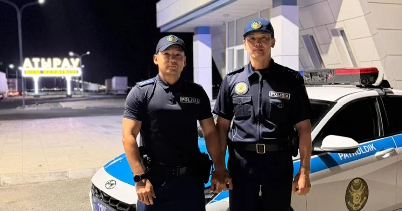 Патрульдік полицейлер Атырауда жаңа туған егіздерді құтқарып қалды