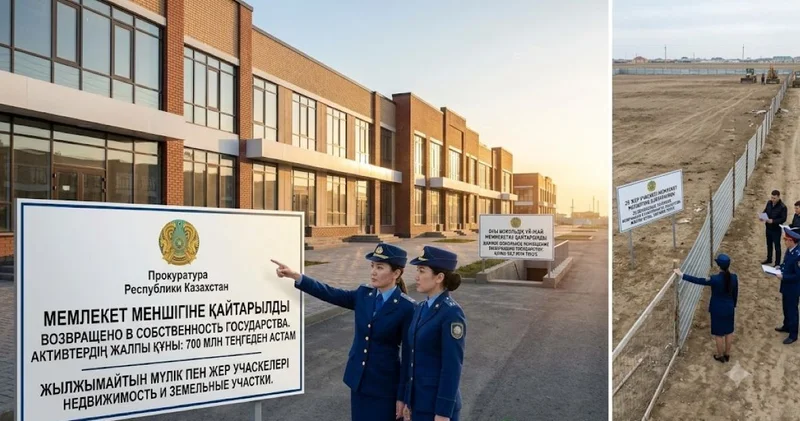 ​Атырауда жосықсыз кәсіпкерлерден 700 млн теңгенің мүлкі мемлекетке қайтарылды