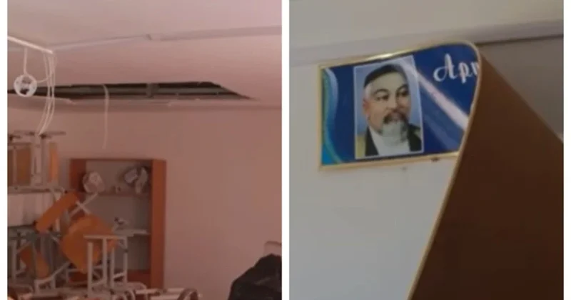 Раздевалку превратили в класс . Жители села в Атырауской области просят построить новую школу