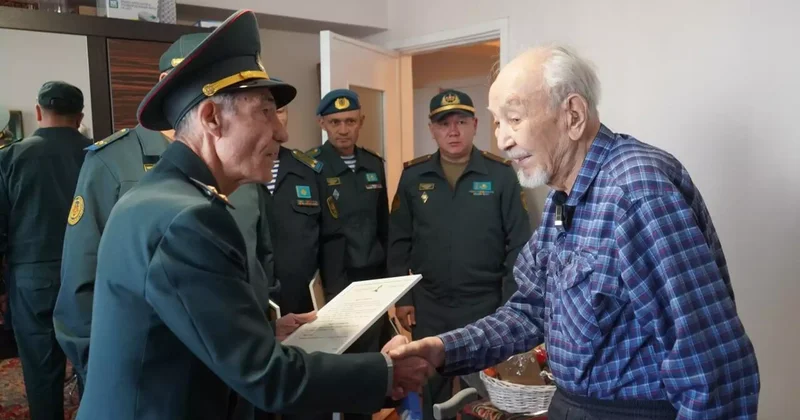 Алматыда соғыс ардагері 101 жасқа толды